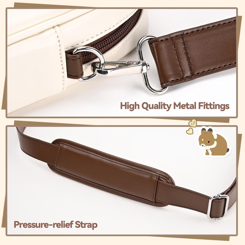 GEEKSHARE Large Capacity Laptop Storage Bag - Crossbody & Handheld 14 Inch Laptop Sleeve Compatible with iPad/Pro/Air, Waterproof Bag with Tablet Compartment - Team Timothy - Image 5